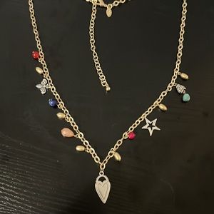 Chico’s Mixed Metal Charm Necklace